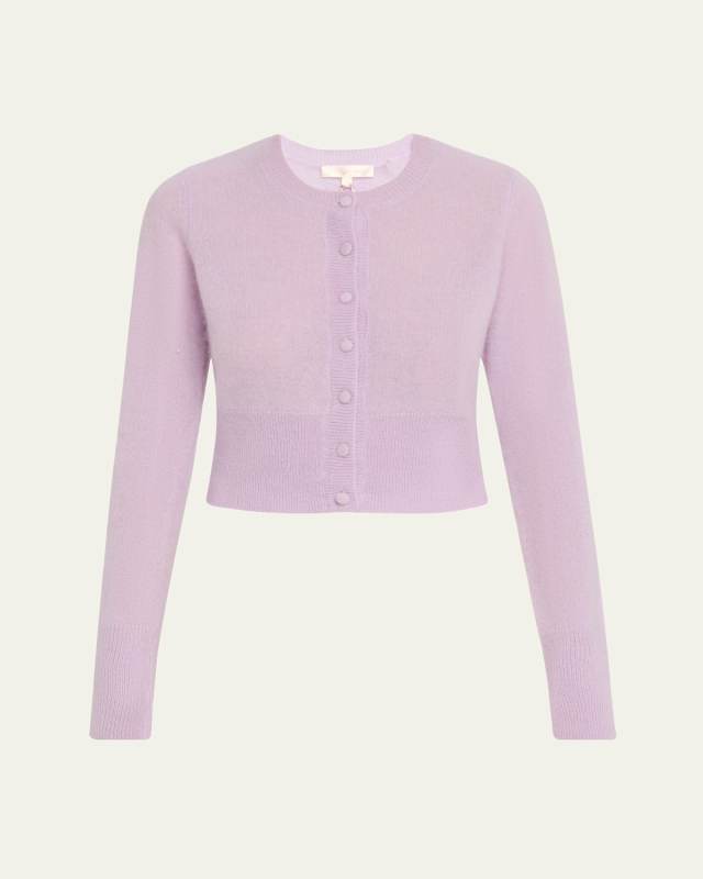 Adeanne Cropped Cashmere Cardigan